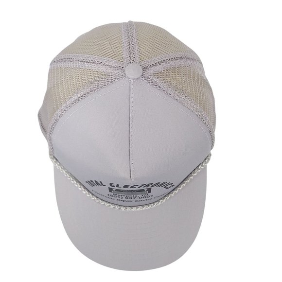 Nissun Total Electronics Mesh Snapback Cap Trucker Hat Gray - Picture 6 of 8